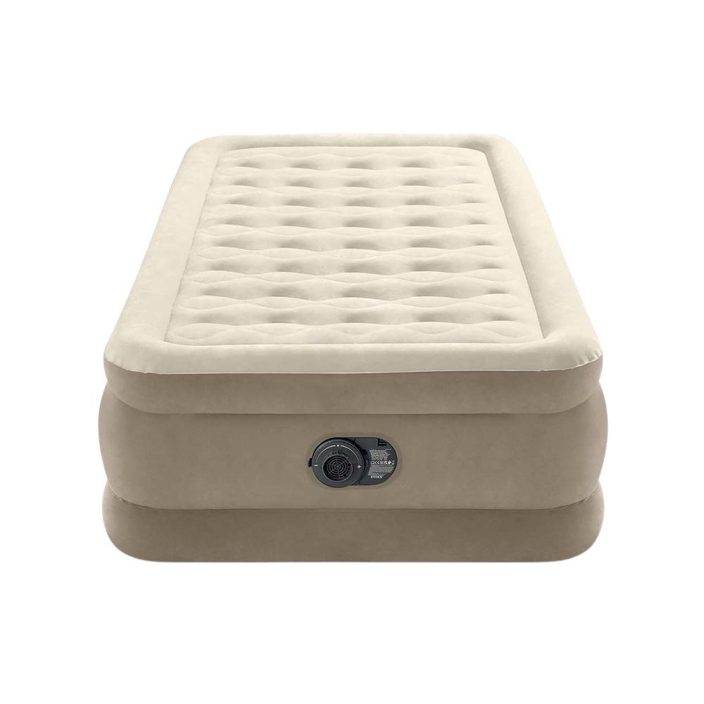 Single Air Mattress 191x99x46 cm with Electric Pump