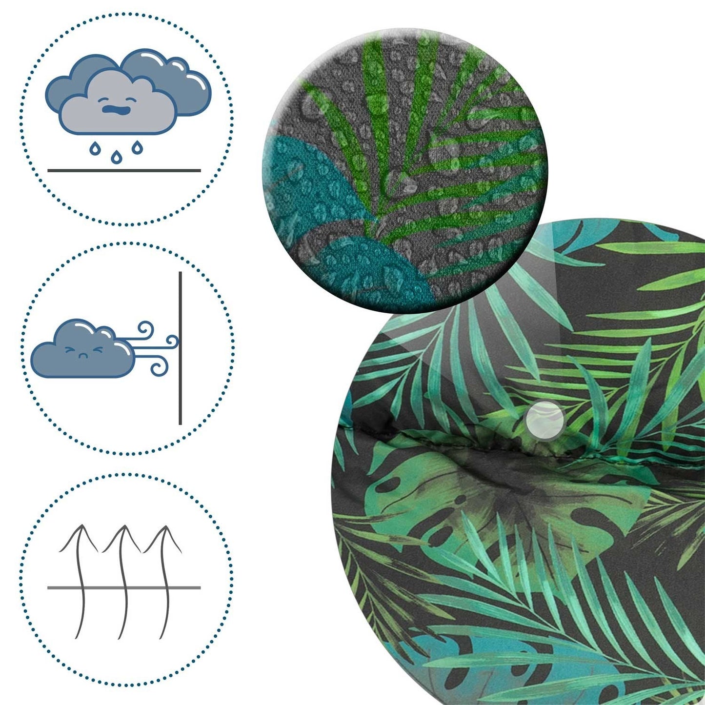 Sleeping bag for pram and sled Elmi Ricokids - jungle
