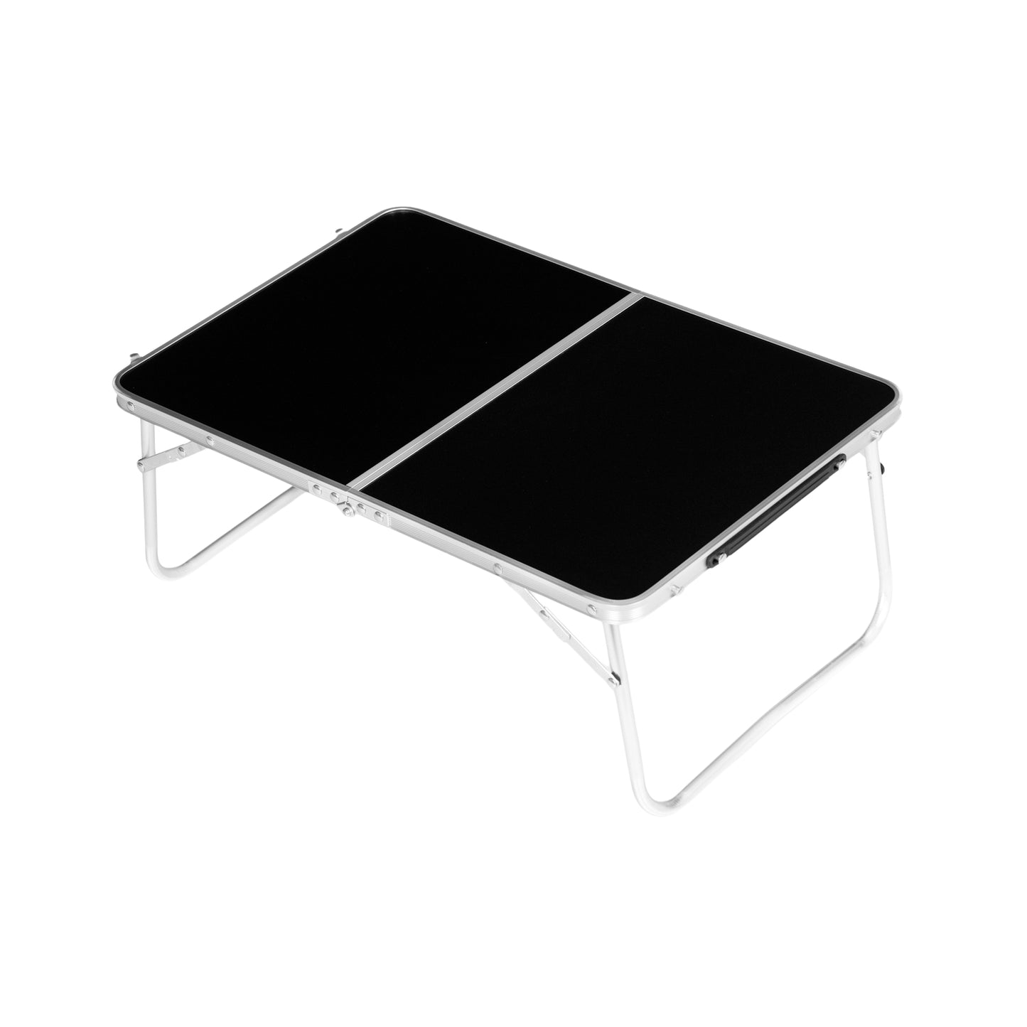 Small Camping Picnic Table Folding 60x40 cm Black MultiGarden