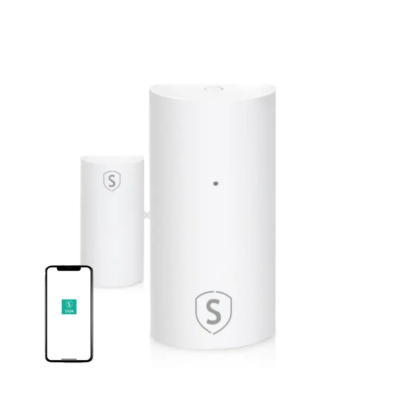 Smart Home WiFi Door & Window Sensor - White