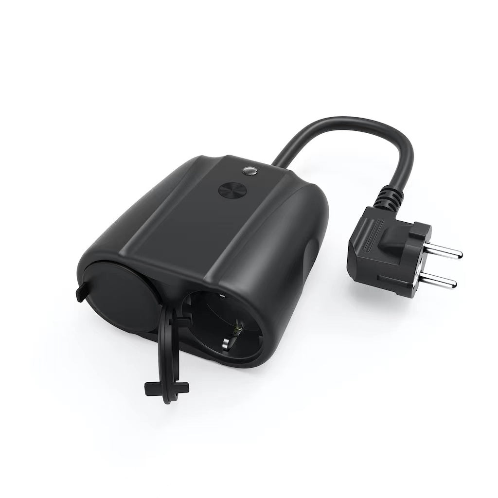 Smart Home WiFi Dual Smart Plug Outdoor IP44 16A