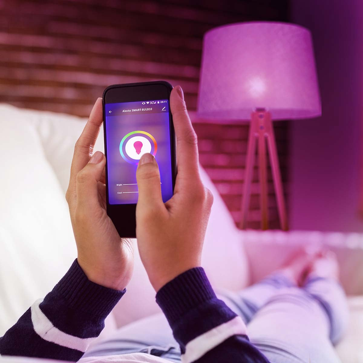 Smart LED Wi-Fi Lamp, RGB, Dimmable, GU10 Fitting