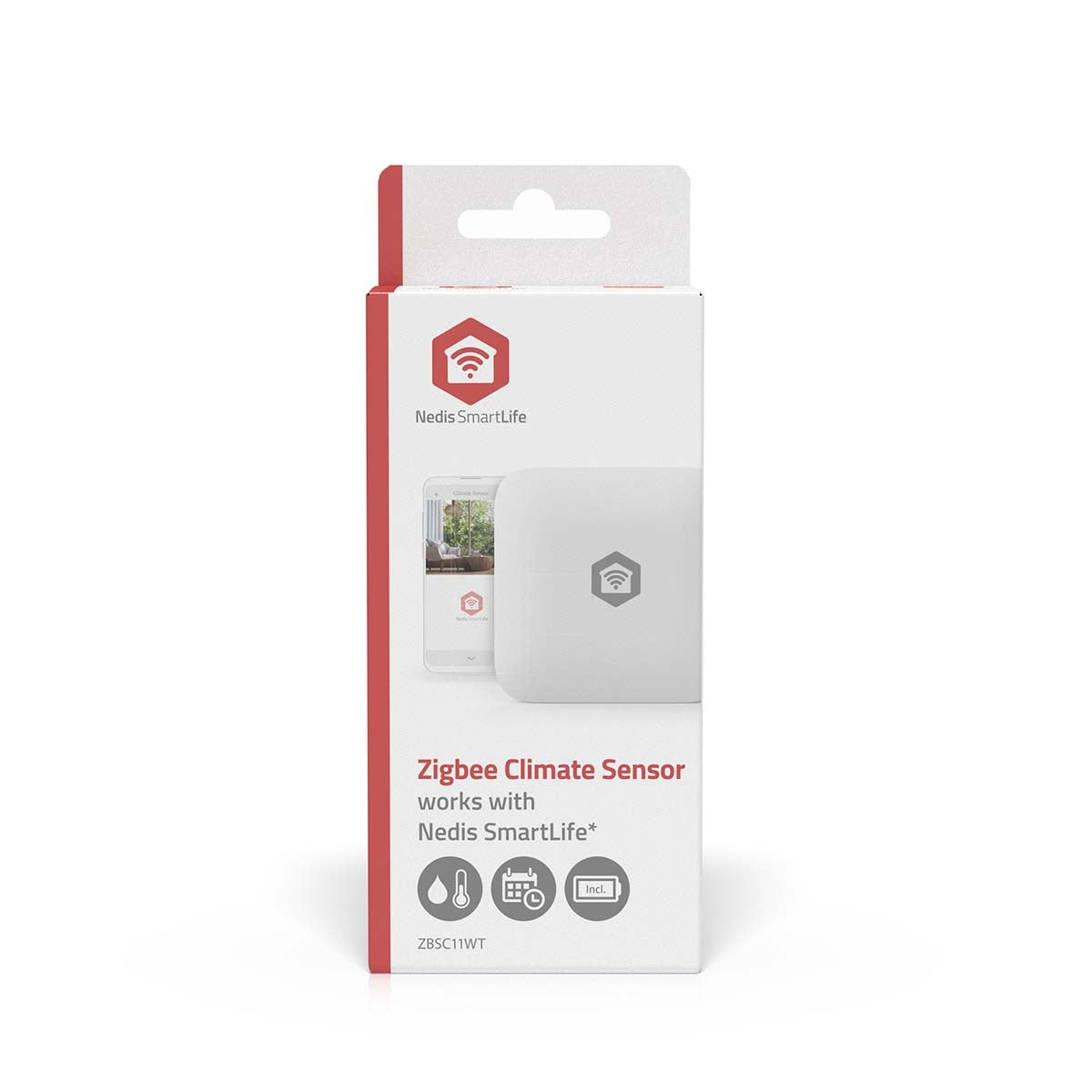 SmartLife Climate Sensor | Zigbee 3.0 | Battery Powered | Android™ / IOS | White