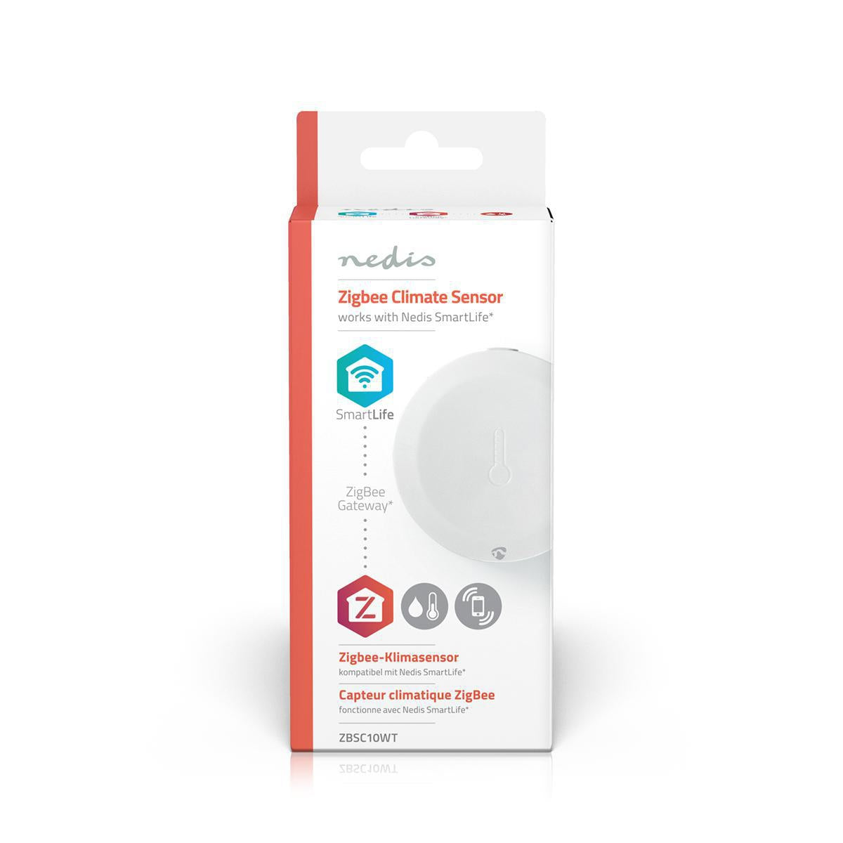 SmartLife Climate Sensor | Zigbee 3.0 | Battery powered | Android™ / IOS | White
