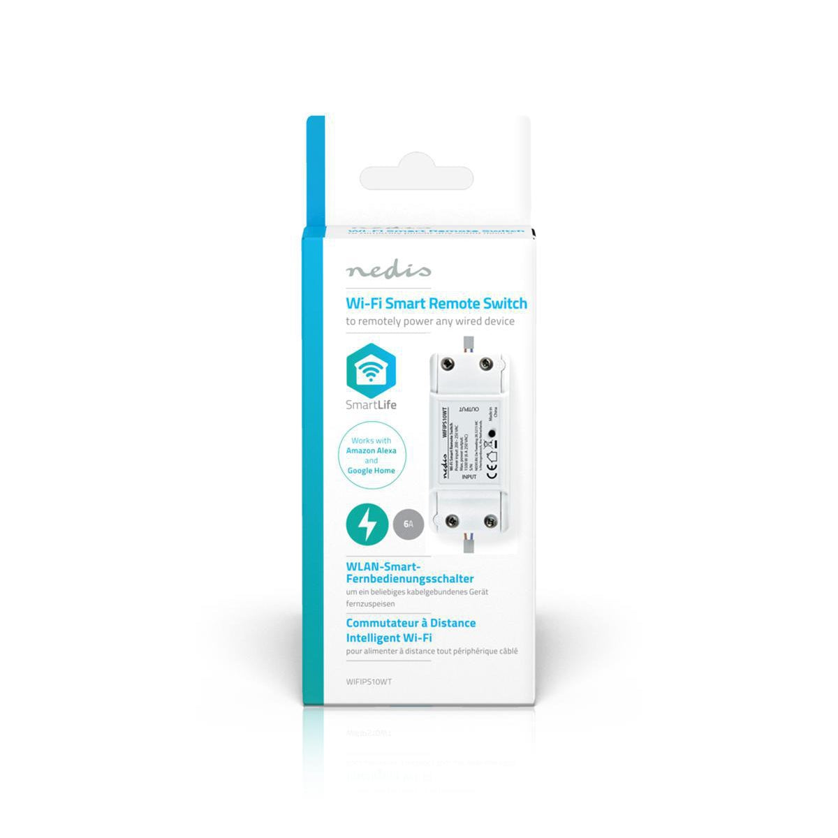 SmartLife Power Switch | Wi-Fi | 2400 W | Terminal block | App available for: Android™ / IOS