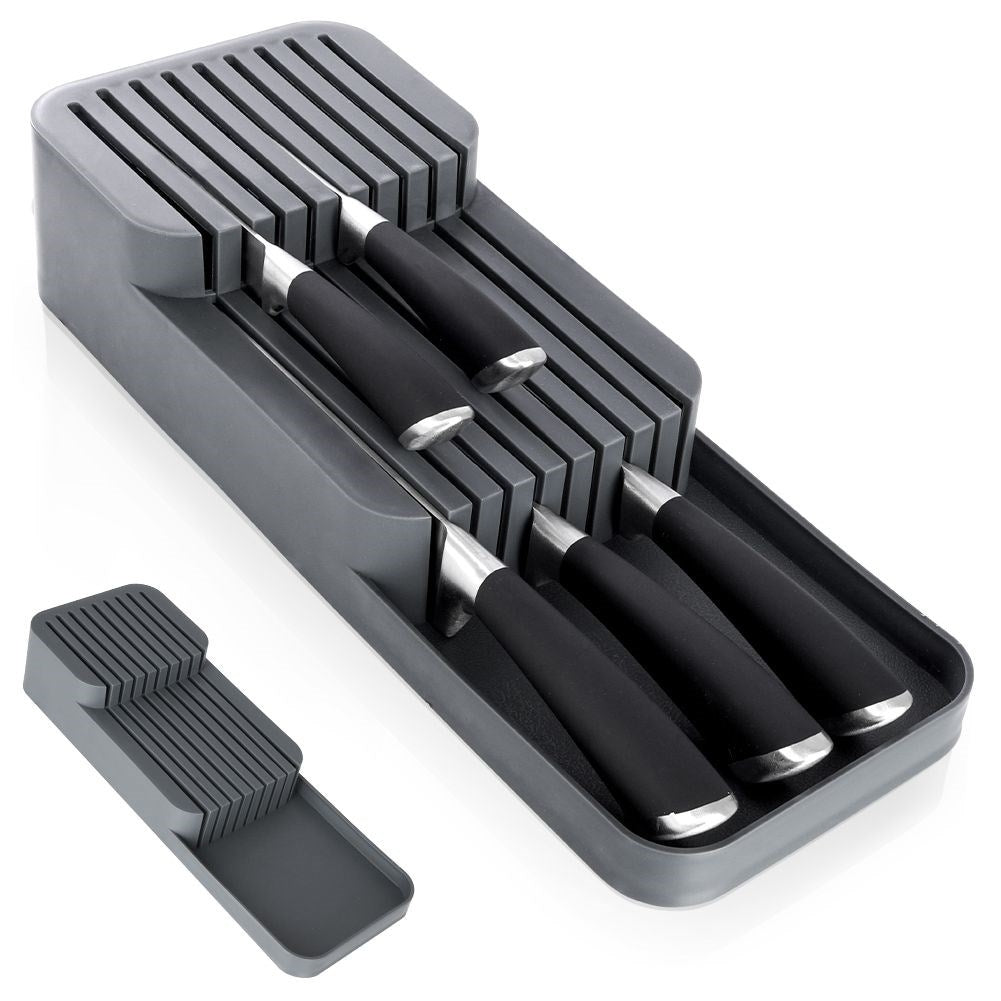 Smart and spacious knife organizer in durable material