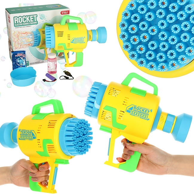 Soap bubble machine gun light yellow