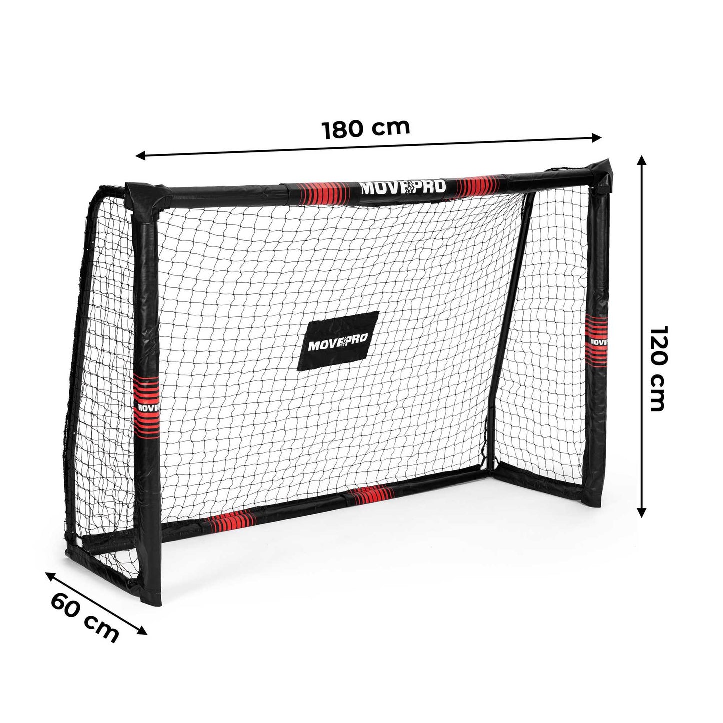Soccer Goal with Net, Steel Frame, 180x120 cm