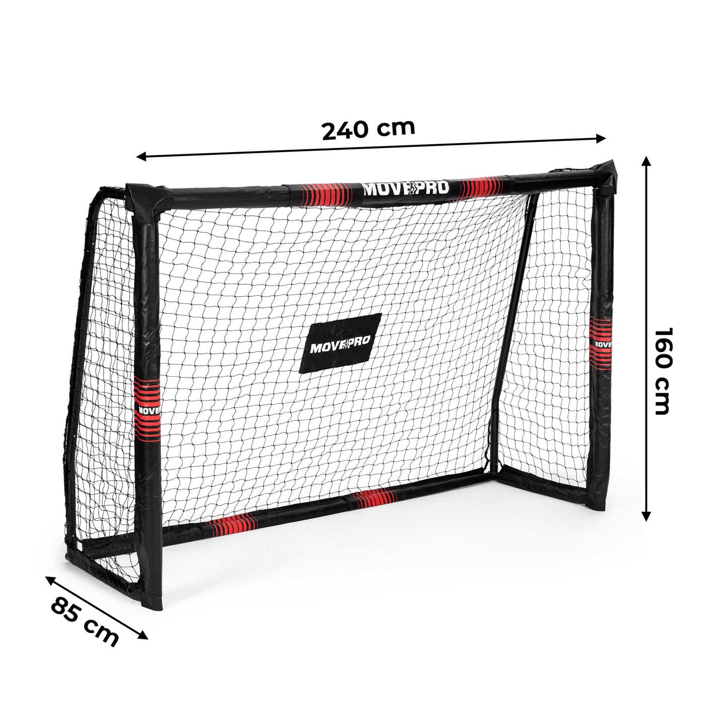 Soccer Goal with Net, Steel Frame, 240x160 cm