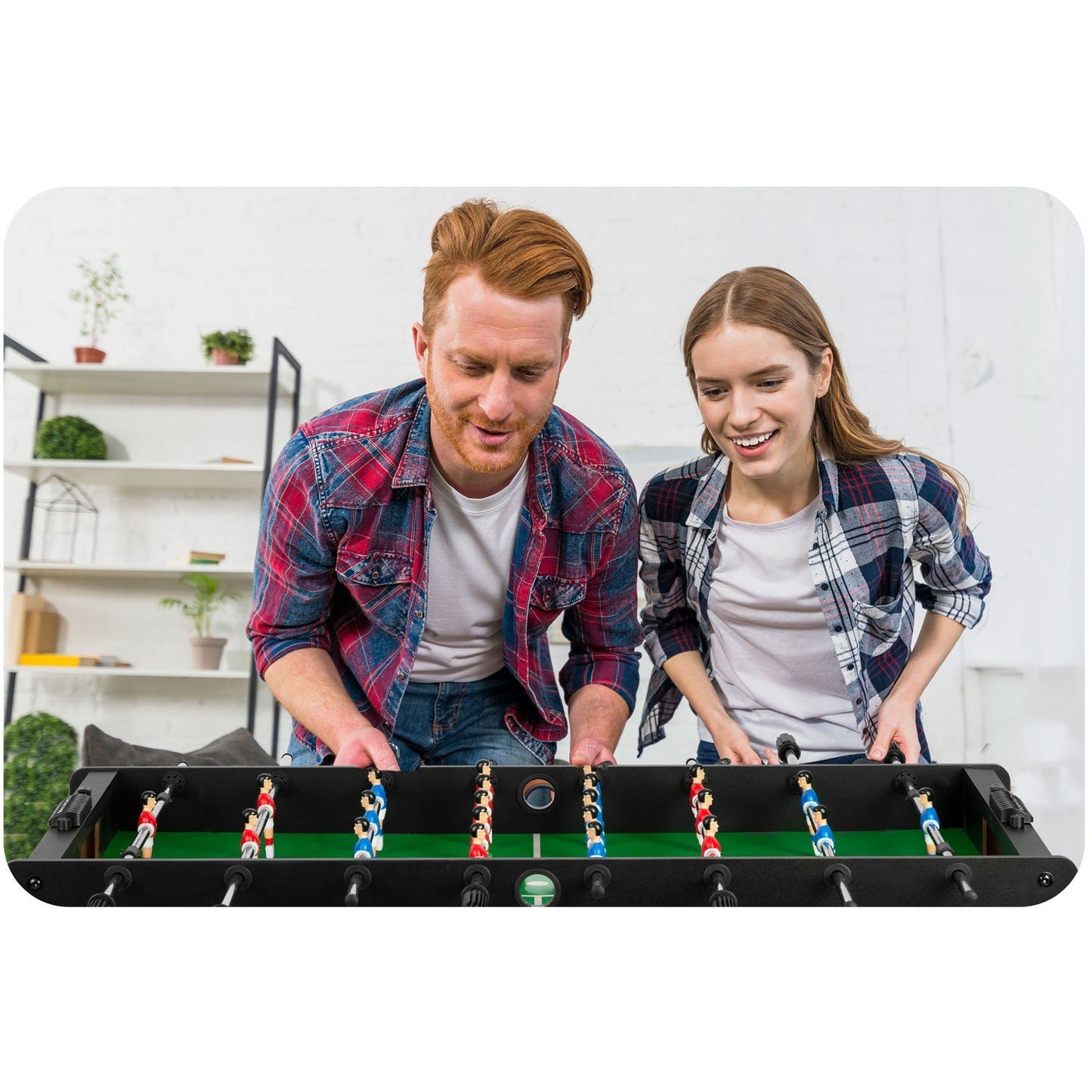 Soccer game table Neosport 118x61x79 cm NS-805 Black