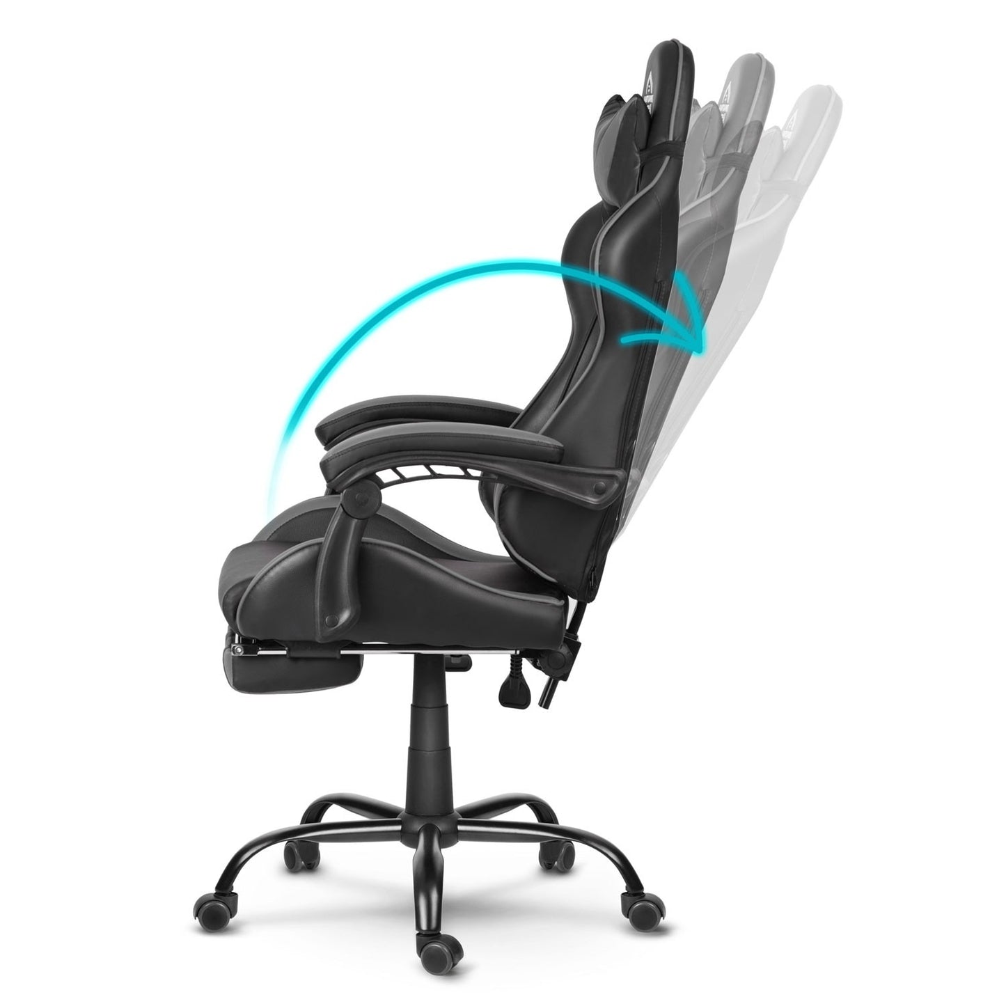 Sofotel Cerber office chair for gamer, black and gray