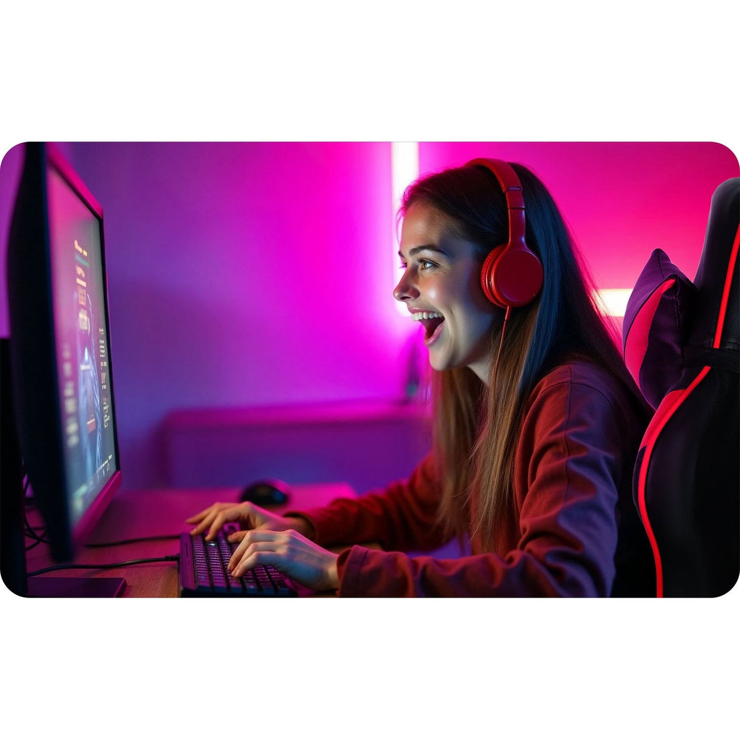 Sofotel Draknor gaming chair black and red