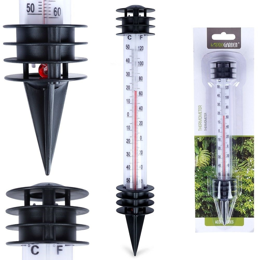 Soil embedding Garden thermometer - Clear scale, Outdoor use