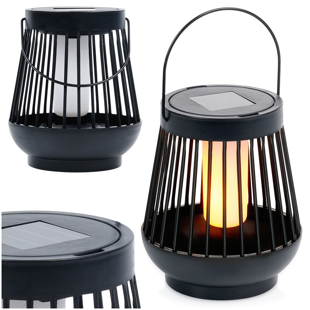 Solar LED garden lantern