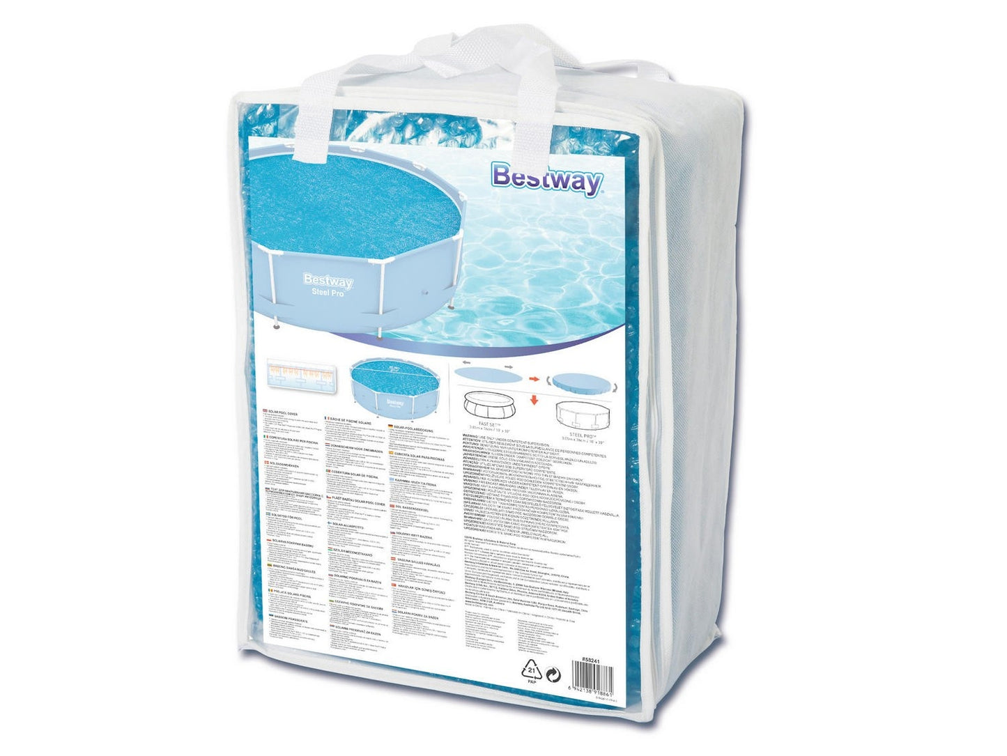 Solar cover for frame pools 305 cm Bestway 58241