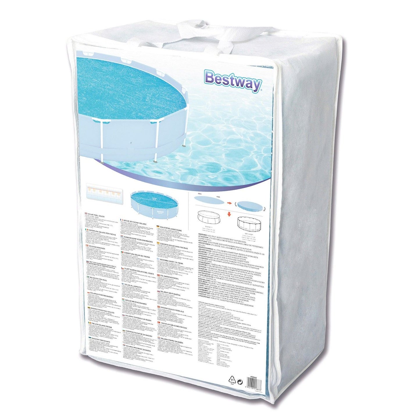 Solar cover for swimming pools 366 cm Bestway 58242