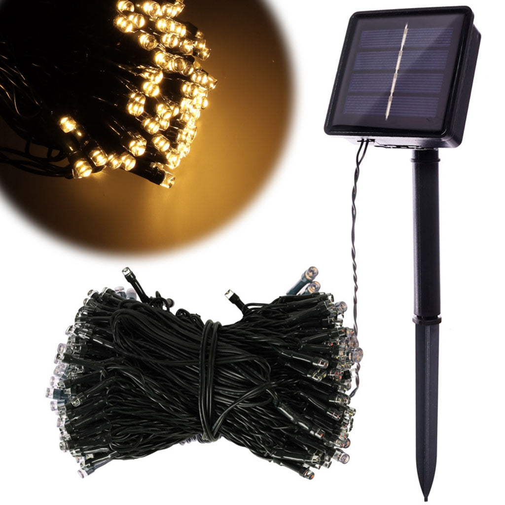 Solar lights light chain 20m 200LED warm