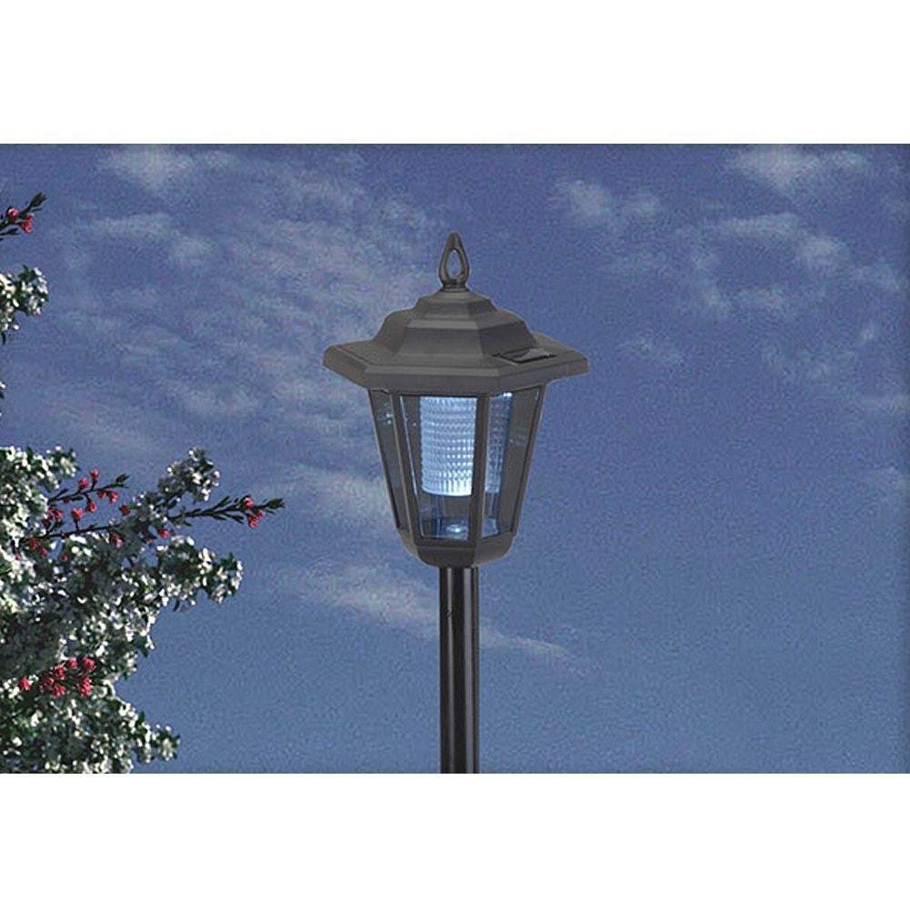 Solar-powered lamp for garden, balcony and terrace