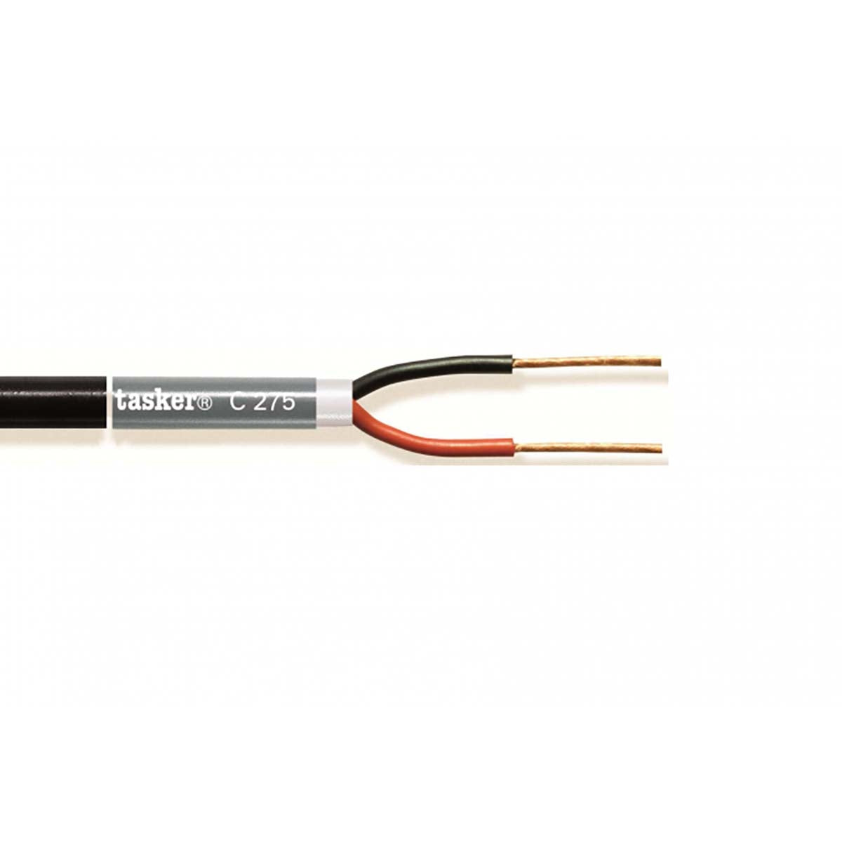 Speaker Cable 2x1.50 mm² 100m Black for Loudspeakers