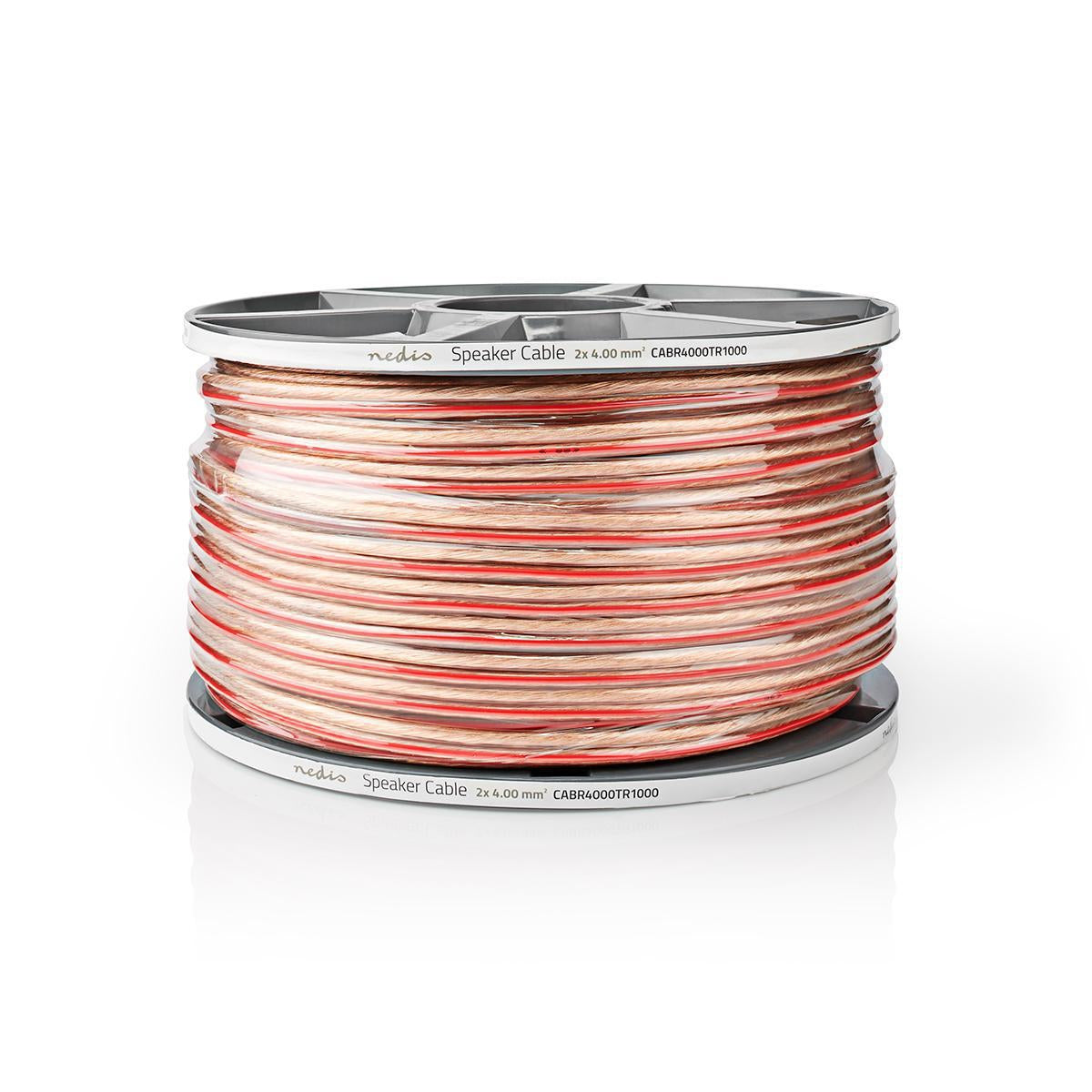 Speaker Cable, 2x4.00 mm² Copper, 100m Reel