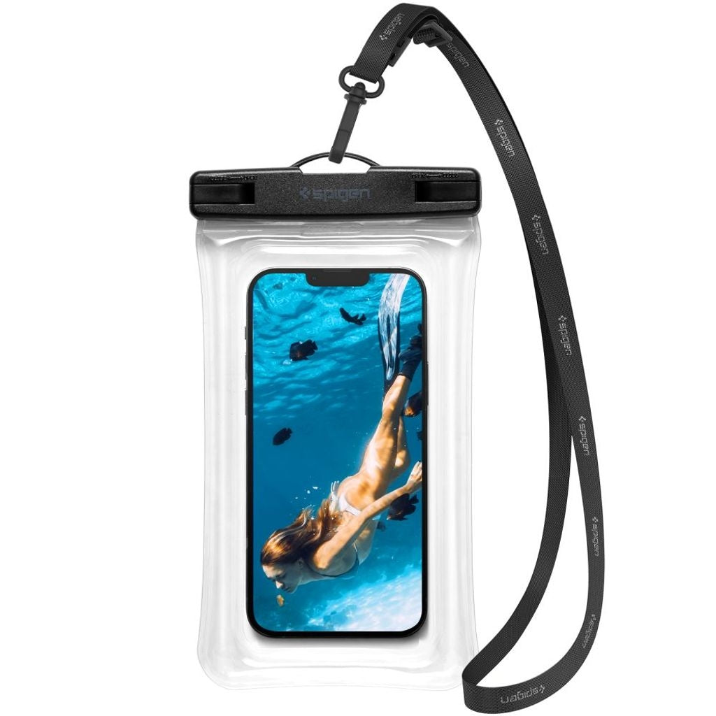 Spigen A610 Universal Waterproof Liquid Case - Crystal Clear