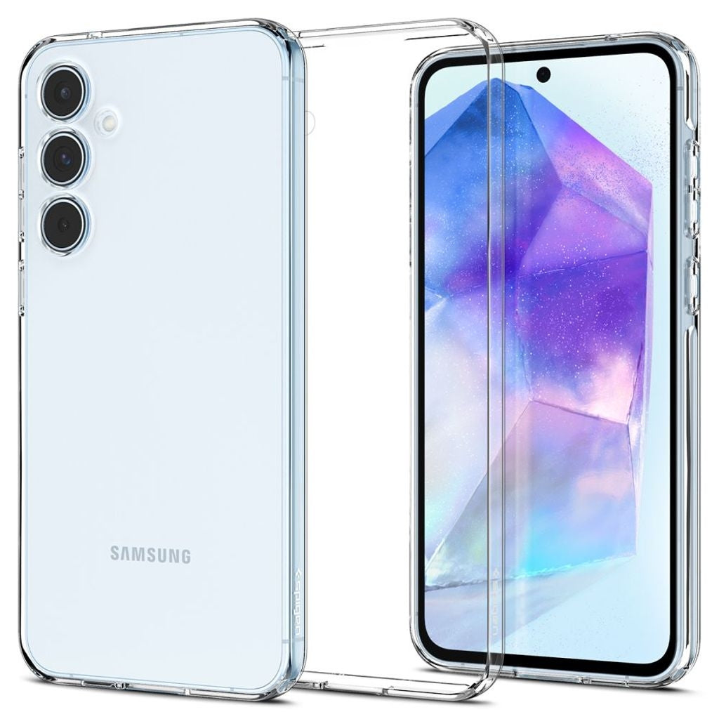 Spigen Flytande Kristall Skärmskydd för Samsung Galaxy A55 5G