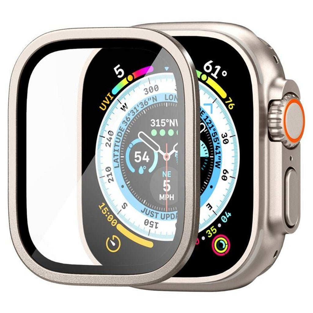 Spigen Glas.Tr Slim Pro Tempered Glass Screen Protector Apple Watch Ultra 49mm - Gray
