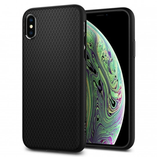 Spigen Liquid Air Mobile Case for iPhone XS - Black