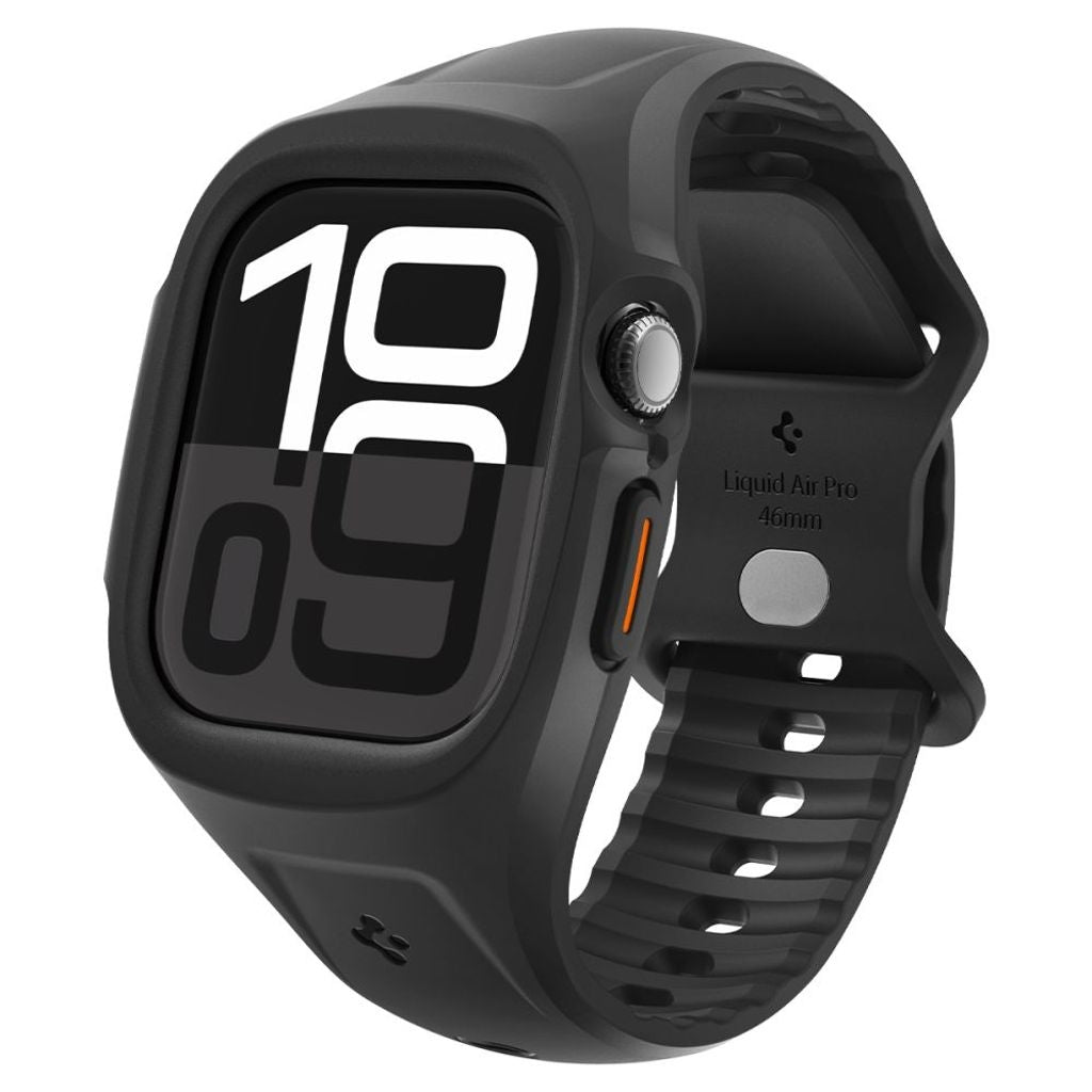 Spigen Liquid Air Pro Klockarmband För Apple Watch 46 Mm - Mattsvart