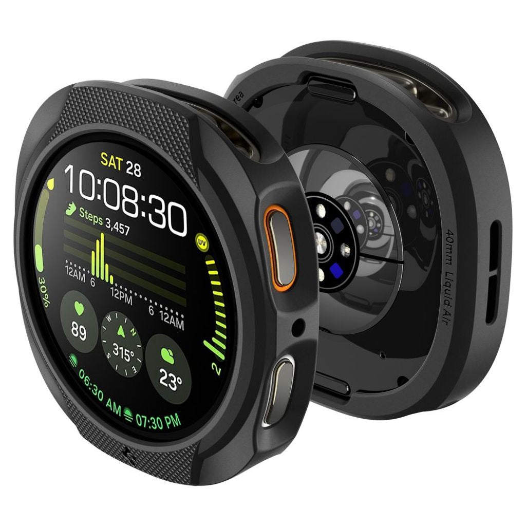 Spigen Liquid Air-skal till Samsung Galaxy Watch 8 44 mm - Mattsvart