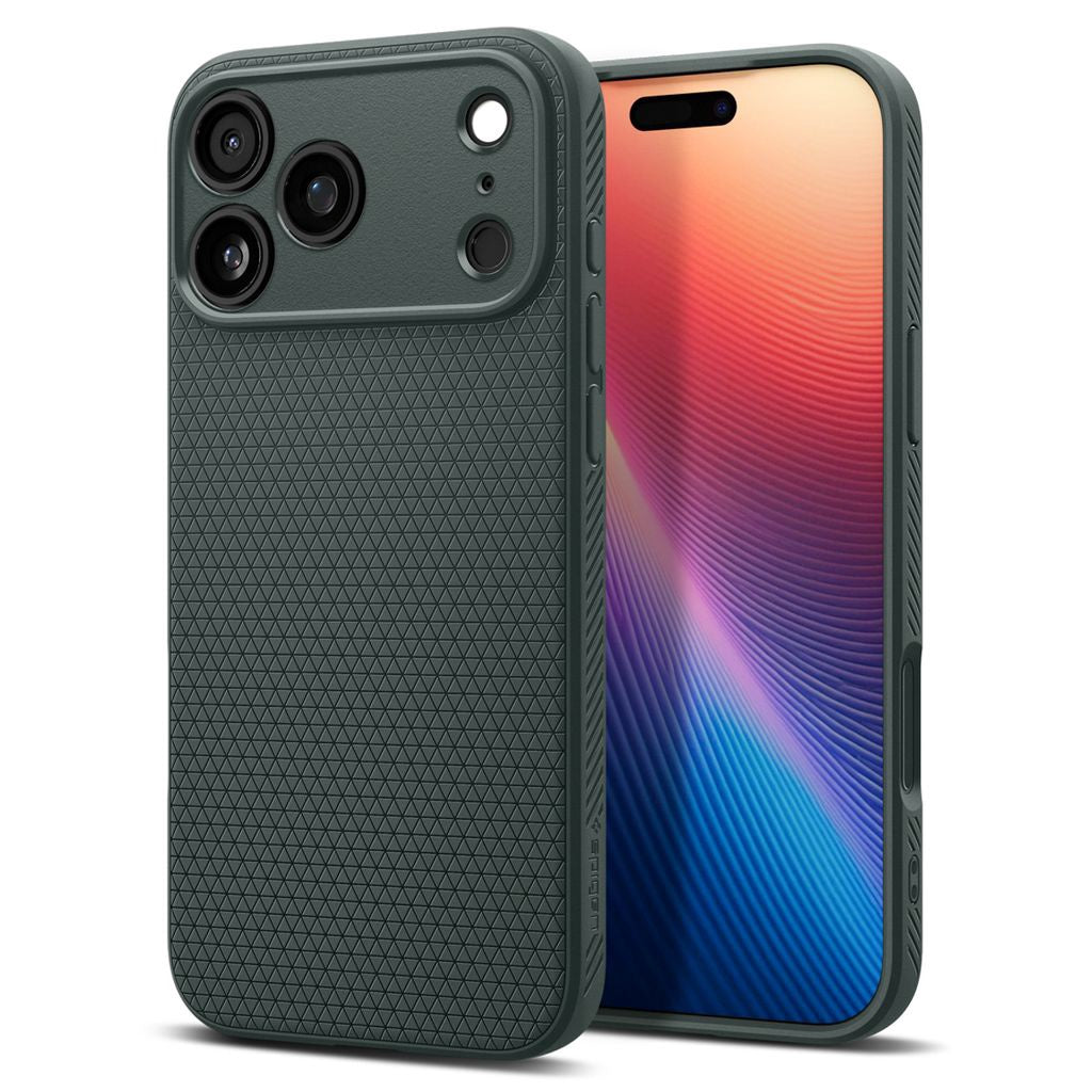 Spigen Liquid Air-skal till iPhone 17 Pro Max - Grönt