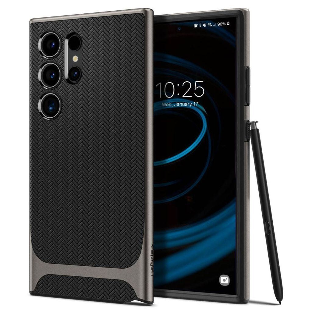 Spigen Neo Hybrid case for Samsung Galaxy S24 Ultra - metallic grey