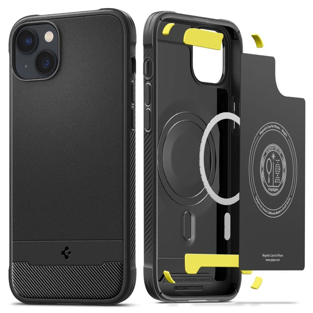 Spigen Rugged Armor Mag Magsafe Case for iPhone 14 - Matt Black