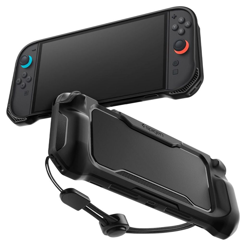 Spigen Rugged Armor-skal till Nintendo Switch 2 - Mattsvart