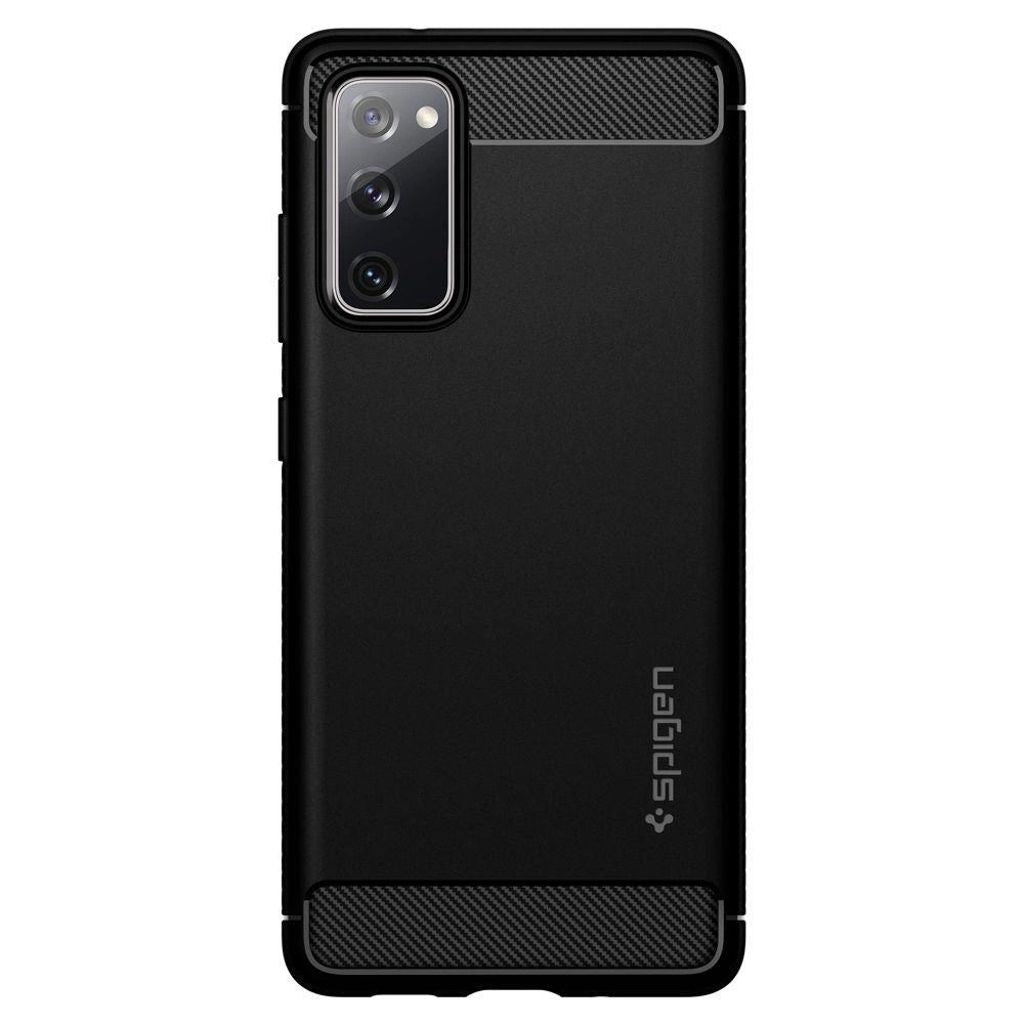 Spigen Samsung Galaxy S20 FE Rugged Armor Cover - Matte Black