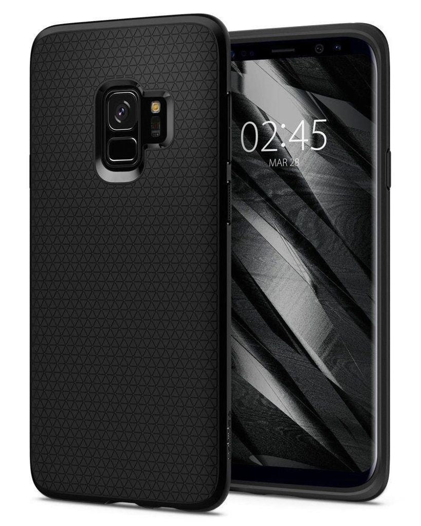 Spigen Samsung Galaxy S9 Matte Liquid Air Case - Black