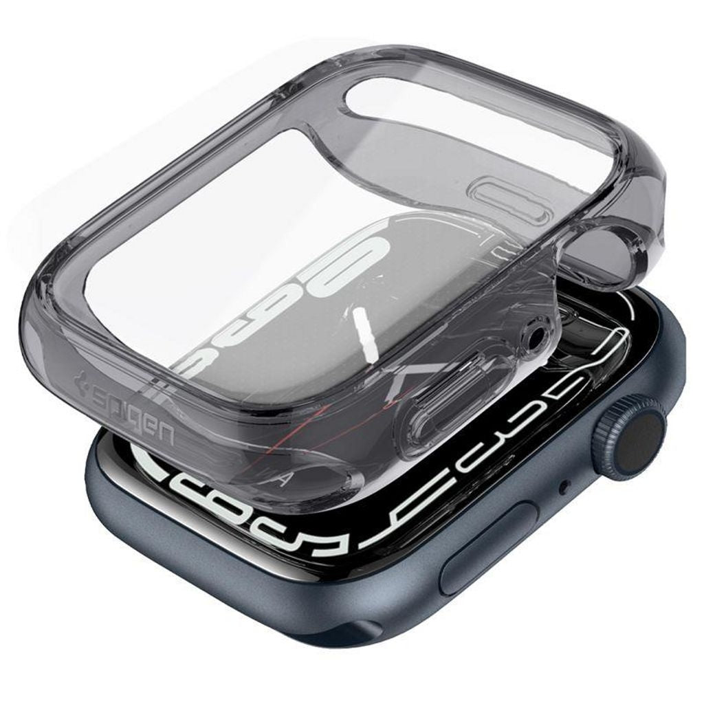 Spigen Ultra Hybrid Case For Apple Watch 7/8/9 (45 Mm) - Transparent Grey