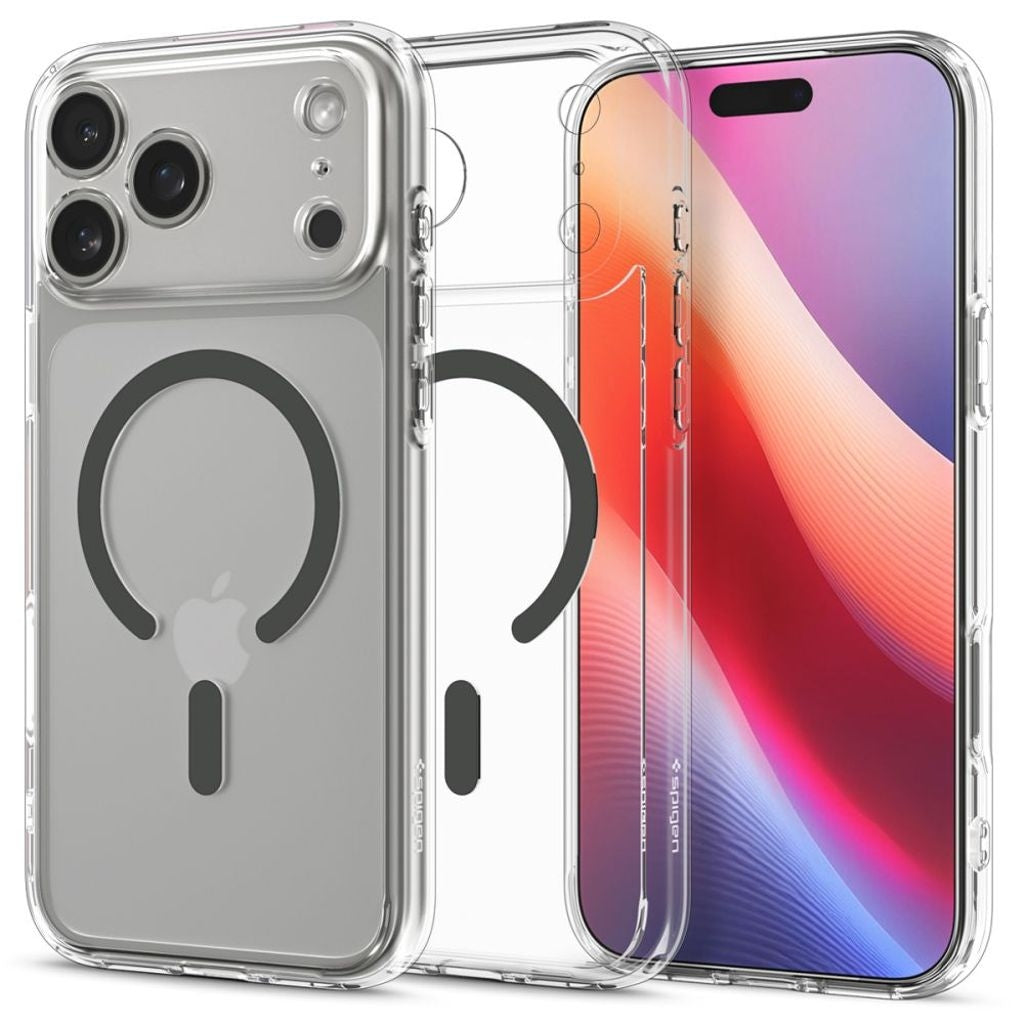 Spigen Ultra Hybrid MagSafe Case for iPhone 17 Pro Max - Clear Gray