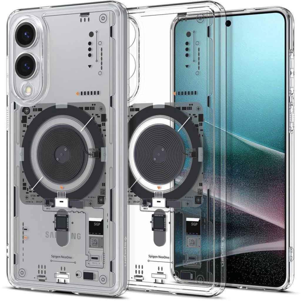 Spigen Ultra Hybrid Magsafe-skal till Samsung Galaxy S25 Edge - Transparent