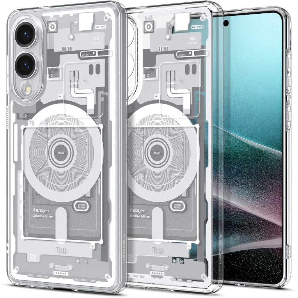 Spigen Ultra Hybrid Magsafe-skal till Samsung Galaxy S25 Edge - Vit