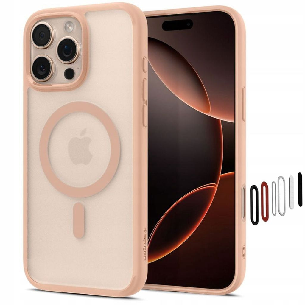 Spigen Ultra Hybrid Magsafe-skal till iPhone 16 Pro - Rosa