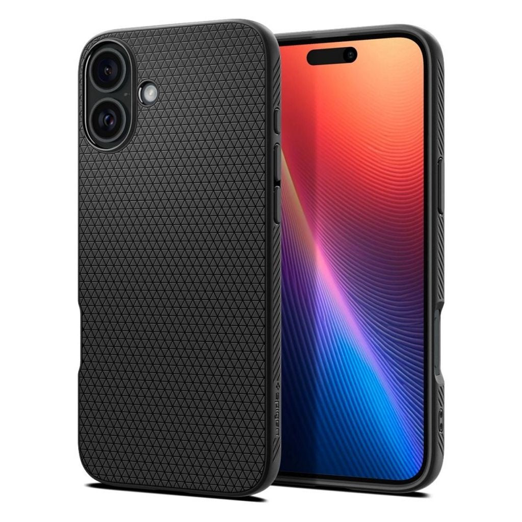 Spigen iPhone 16 Liquid Air Case - Black