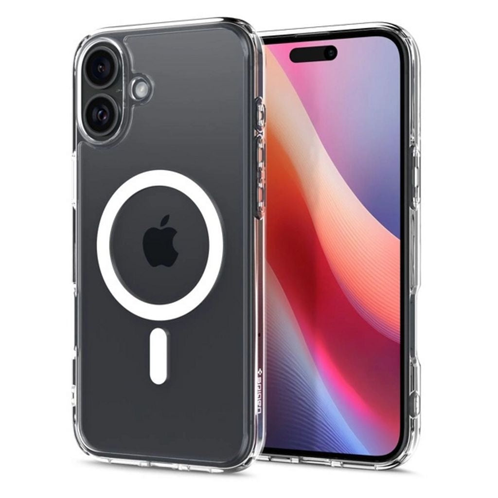 Spigen iPhone 16 Plus Ultra Hybrid MagSafe Cover - Transparent / White