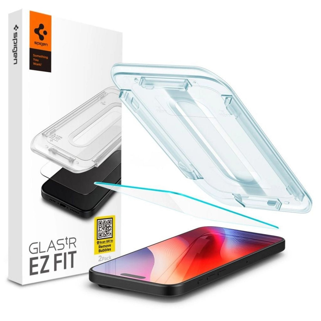 Spigen iPhone 16 Pro Max Glas.tR EZ Fit Screen protector in tempered glass