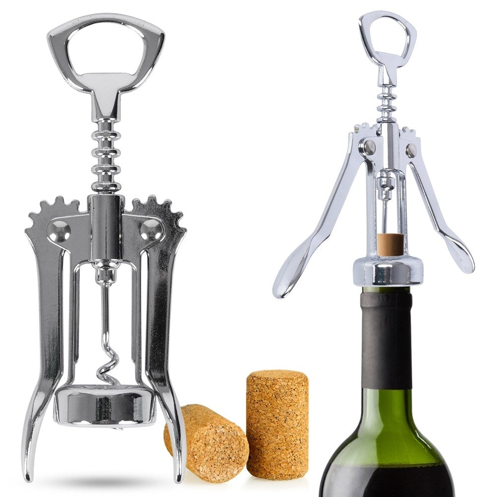 Stainless Corkscrew for Fast and Safe Wine Opening