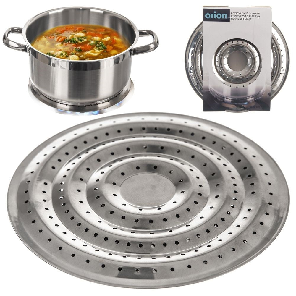 Stainless protective plate for gas stove - dishwasher safe