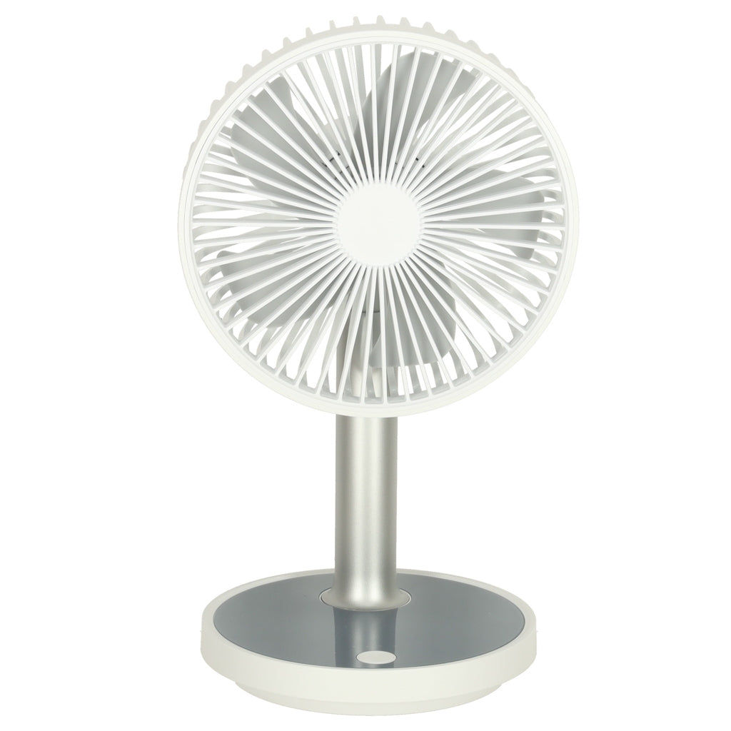 Standing fan on a leg white