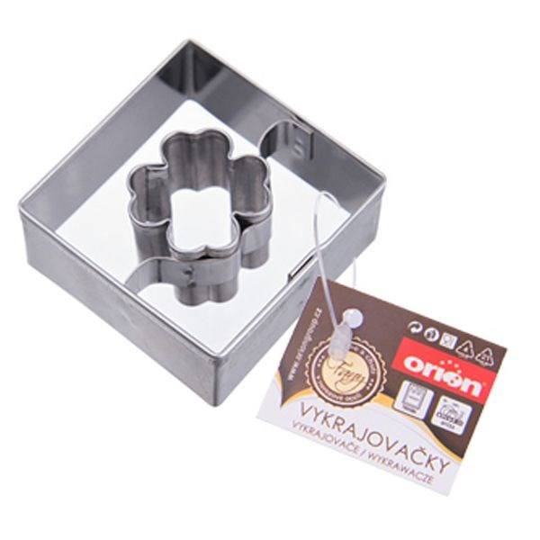 Steel cookie cutter clover 3.5 cm