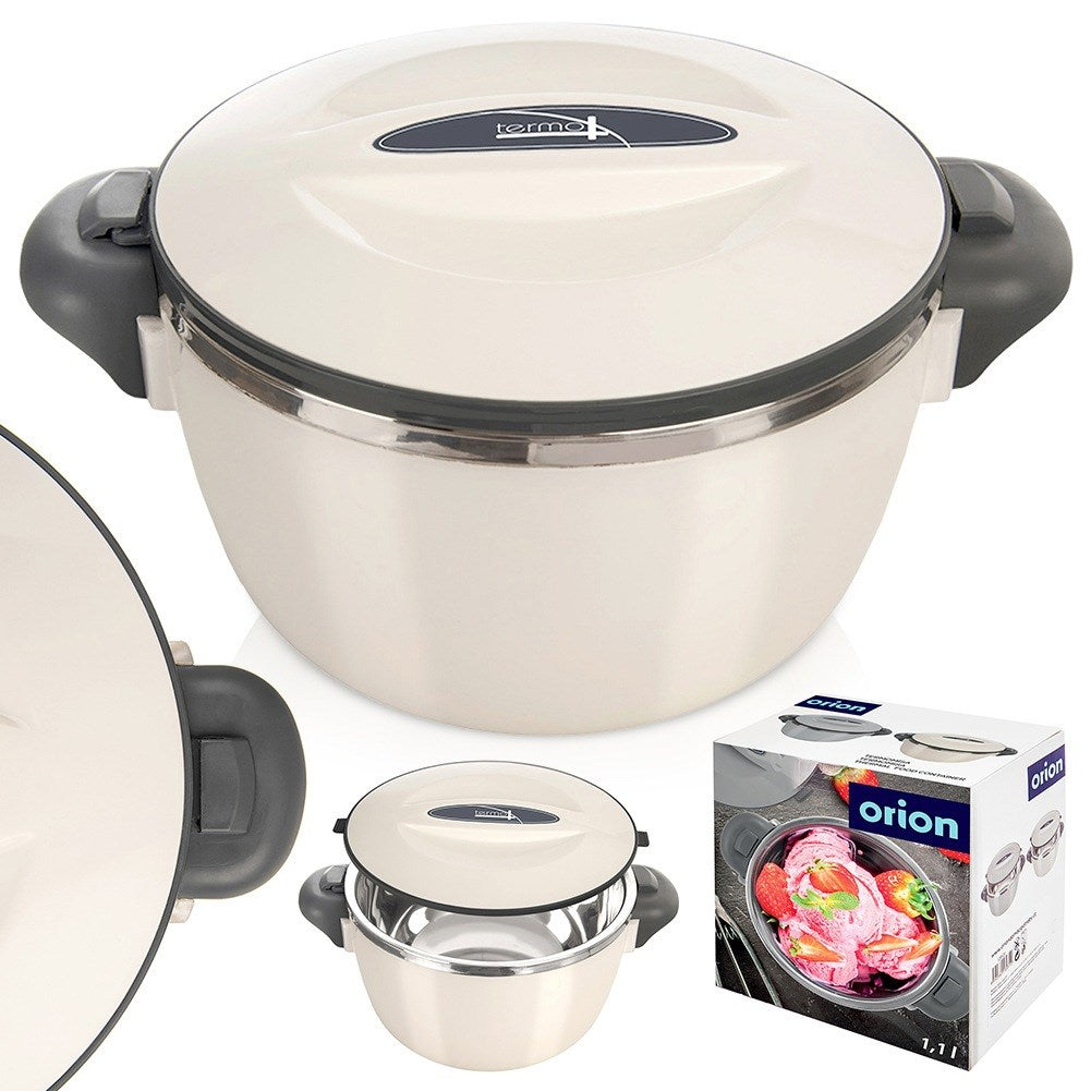 ORION Thermal bowl 1.1 liters plastic/stainless steel 128519