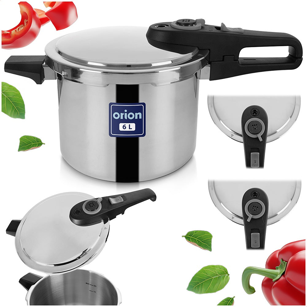 Steel pressure cooker WIND 6 l